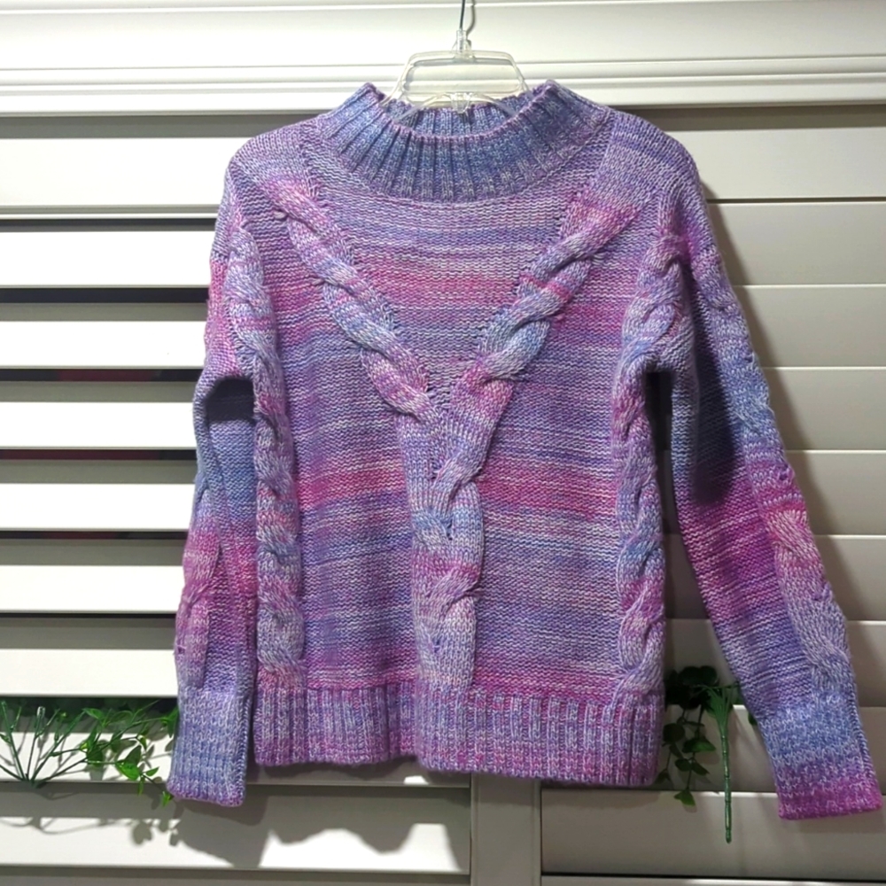 NWT Unicorn Pink Rainbow Combo Sweater Sz XS